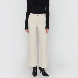 Oak & Fort Twill Wide Leg Pants
